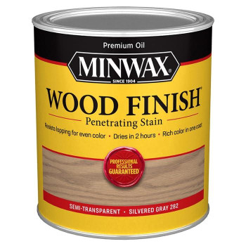 Qt Minwax 70102 Silvered Gray Wood Finish Penetrating Oilbased Wood Stain