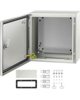 Vevor Nema Steel Enclosure 12 12 6 Nema 4X Steel Electrical Box Ip66 Waterproof Dustproof Outdoorindoor Electrical Junction