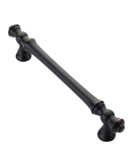 Alzassbg 10 Pack Oil Rubbed Bronze Cabinet Pulls 5 Inch128Mm Hole Centers Cabinet Handles Kitchen Hardware Straight Drawer Ha