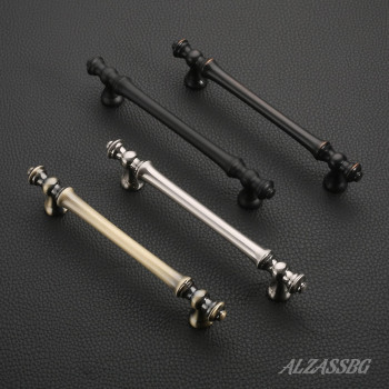 Alzassbg 10 Pack Oil Rubbed Bronze Cabinet Pulls 5 Inch128Mm Hole Centers Cabinet Handles Kitchen Hardware Straight Drawer Ha