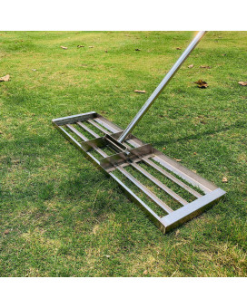 304 Stainless Steel Lawn Leveling Rake 72Inch 36 X 10 Lawn Leveling Tool Heavy Duty Effort Saving Lawn Level Tool Lawn L