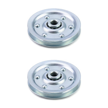 Qwork Extra Heavy Duty Garage Door Pulley 3 Inch 200Lb 2 Pack Professional Grade