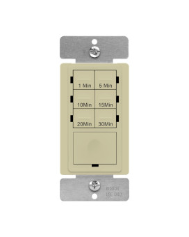 Enerlites 30Minute Countdown Timer Switch 1510152030 Min For Bathroom Fans Heaters Lights Led Indicator 120Vac 800W