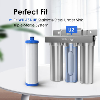 Waterdrop U2 Under Sink Ultra Filtration Water Filter Replacement For Tstuf Ultrafiltration Under Sink Water Filter System 1