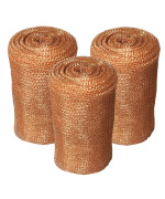 Awf Pro 4 X 60 Copper Mesh For Pest Mice And Rodent Control Pack Of 3 Perfect For Homes Gardens And Decor Rust And Bac