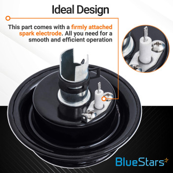 2024 Update 3412D02409 Gas Range Sealed Burner Head Igniter Assembly Replacement Part By Bluestars Exact Fit For Magic Ch