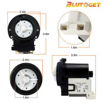 2024 Upgrade 4681Ea2001T Ap5328388 Washer Drain Pump Motor By Blutoget Fit For Kenmore Lg Washer Drain Pump Replace 4681Ea