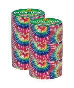 Duck Brand Duck Printed Duct Tape 6Roll Love Tie Dye 283268C