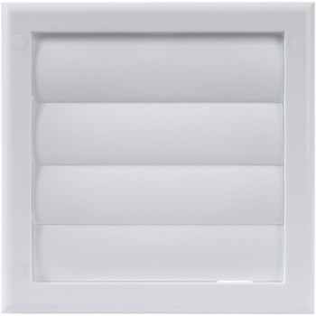 Vent Systems 4 Inch 75 X 75 Exhaust Vent Cover White Dryer Vent Hood Louvered Dryer Duct Vent Cover Vent Hood