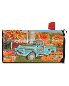 Briarwood Lane Fresh Picked Pumpkins Fall Magnetic Mailbox Cover Pickup Autumn Standard