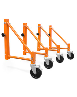 Wen 31104 Baker Scaffold Outriggers With 5Inch Locking Casters 4 Pack