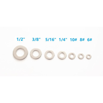 Lupanter 14 Stainless Flat Washers 100 Pack Made Of 188 304 Stainless Steel