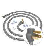 Topdc 3 Prong Dryer Cord 30 Amp Appliance Power Cord 10 Feet 3 Wires With O Ring Terminal Connectors 100 Pure Copper Wire