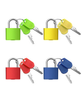 Suitcase Locks With Keys Mini Metal Luggage Locks Keyed Padlocks Multicolor Copper Keyed Padlocks For Suitcase Backpack Boxes