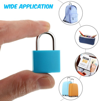 Suitcase Locks With Keys Mini Metal Luggage Locks Keyed Padlocks Multicolor Copper Keyed Padlocks For Suitcase Backpack Boxes