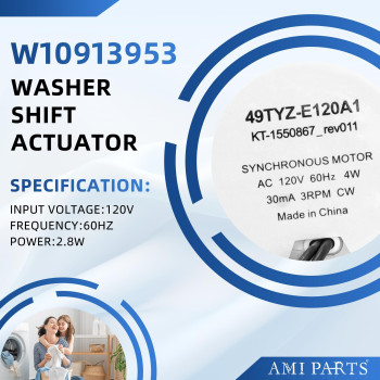 W10913953 Washer Shift Actuator W10815026 Fit For Maytag Kenmore Whirlpool Washer Parts Shift Actuator By Ami Parts Replace