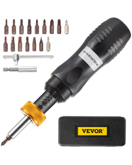 Vevor Torque Screwdriver 14 Drive Screwdriver Torque Wrench Torque Screwdriver Electrician 2070 Inlbs Torque Range Accura