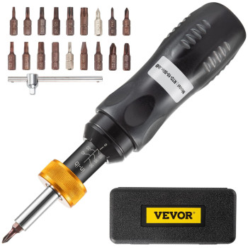 Vevor Torque Screwdriver 14 Drive Screwdriver Torque Wrench Torque Screwdriver Electrician 1050 Inlbs Torque Range Accur