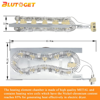 3387747 Ap6008281 Wp3387747 Dryer Heating Element Kitfit For Whirlpool Cabrio Kenmore He2 Kenmore Elite He3 Maytag Dryers Gew92