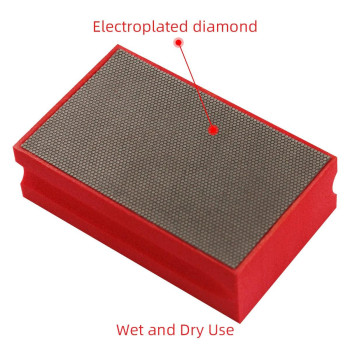 Electroplated Diamond Hand Polishing Pads 60400 Grit Sanding Tile Stone Marble Concrete Wet Dry Grit200