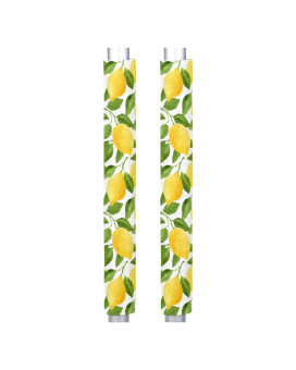 Summer Refrigerator Door Handle Covers Cute Lemon Set Of 2 Washable Kitchen Appliance Handles Decor Protector For Fridge Micro