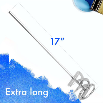 Impresa 2 Pack Paint Mixer For Drill Extra Long Rust Proof Drill Mixer Paint Stirrer Drill Attachment Easy Cleaning Dr