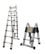 Telescoping Extension Ladder 5M2525M165 Ft Aluminum Extension Telescopic Ladder Multipurpose Climb Extendable Step Heavy