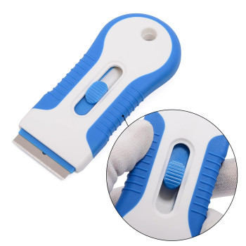 Ehdis Ceramic Scraper Car Sticker Remover Glass Stove Top Razor Scraper Label Glue Paint Adhesive Remover Tool 10Pcs Stainless