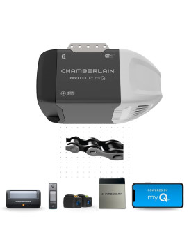 Chamberlain C2212T Smart Wifi Garage Door Opener 12Hp Chain Drive Motor Quantity 1