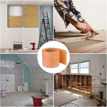 Yzprism Waterproof Membrane Uncoupling Membrane For Under Tile Underlayment Membrane Tile Flooring Pe Fabric Waterproof Membra