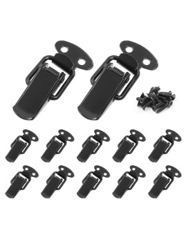 Jiozermi 12 Pack Spring Toggle Latch 18 Length Buckle Latch 304 Stainless Steel Spring Loaded Toggle Latch Catch For Wooden