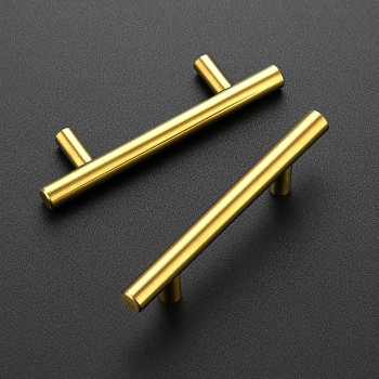 Ravinte 45 Pack 5 Cabinet Pulls Brushed Brass Stainless Steel Kitchen Drawer Pulls Cupboard Pulls Cabinet Handles 5 Length