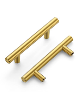 Ravinte 20 Pack 5 Cabinet Pulls Brushed Brass Stainless Steel Kitchen Drawer Pulls Cupboard Pulls Cabinet Handles 5 Length