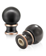 Ball Lamp Finial Cap Knob For Lamp Shade Top Solid Lamp Finial Caps Heavy Metal Top Screw Finial For Table Or Floor Lamps 1427