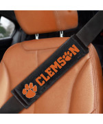 Clemson Tigers Embroidered Seatbelt Pad - 2 Pieces