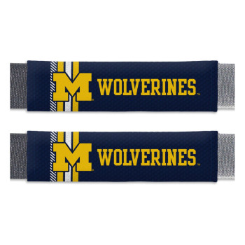 Michigan Wolverines Team Color Rally Seatbelt Pad - 2 Pieces