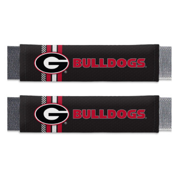 Georgia Bulldogs Team Color Rally Seatbelt Pad - 2 Pieces