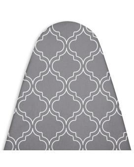 Encasa Ironing Board Covers 18 X 49 Inch Drawstring Tightening With Thick 3 Mm Felt Padding Easy Fit Scorch Resistant Print