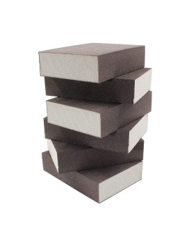 Jersvimc 220 Grit Sanding Block 12Pcs Wet Dry Sanding Sponge Foam Sandpaper Block Washable Reusable Sandpaper Sponge For Dr