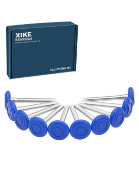 Xike 10 Pcs 2 Nylon Garage Door Roller 4 Stem Max Quiet Durable And Waterproof Types Using 62002Rs Precision Bearings