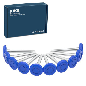 Xike 10 Pcs 2 Nylon Garage Door Roller 4 Stem Max Quiet Durable And Waterproof Types Using 62002Rs Precision Bearings