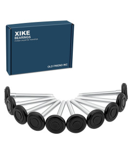 Xike 10 Pcs 2 Nylon Garage Door Roller 4 Stem Max Quiet Durable And Waterproof Types Using 62002Rs Precision Bearings