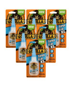 Gorilla Super Glue Xl 25 Gram Clear Pack Of 6