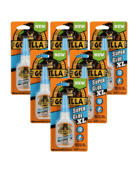 Gorilla Super Glue Xl 25 Gram Clear Pack Of 6