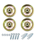 Scottchen Pro 3 Heavy Duty Garage Door Pulley Kits 38 Arbor 200Lb Load 4 Sheave Pulleys 2 Clevis Forks 4 Bolts And Nuts