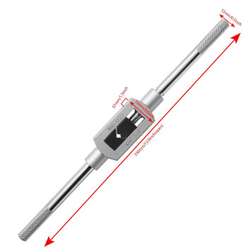 Piutouyar M6M20 Adjustable Tap Wrench Handle 1434 Tap Handle Reamer Wrench Profesional Tapping Wrench Tool