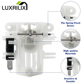 Dishwasher Door Latch Dw80F600Uts Dw80J3020Us Dd8101629A Dd8102132A Door Switch Latch Replacement For Samsung Dishwasher Door