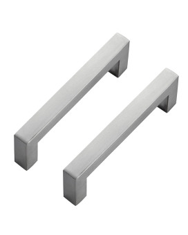 Ravinte 30 Pack 4 Inch Cabinet Pulls Brused Nickel Kitchen Cabinet Handles Square Kitchen Hardware For Cabinet