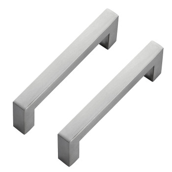 Ravinte 30 Pack 4 Inch Cabinet Pulls Brused Nickel Kitchen Cabinet Handles Square Kitchen Hardware For Cabinet