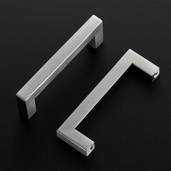 Ravinte 30 Pack 4 Inch Cabinet Pulls Brused Nickel Kitchen Cabinet Handles Square Kitchen Hardware For Cabinet